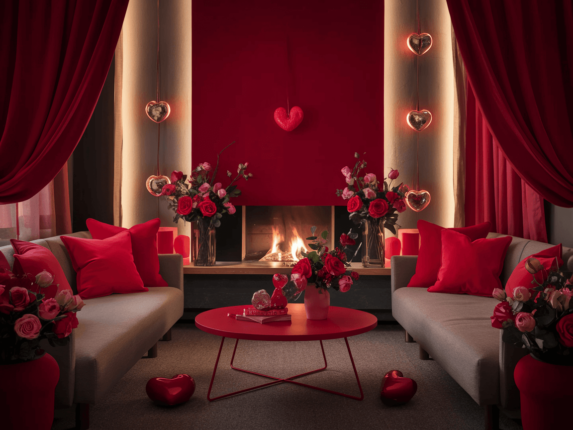  25 Ideas for Home Decor Valentines in Red