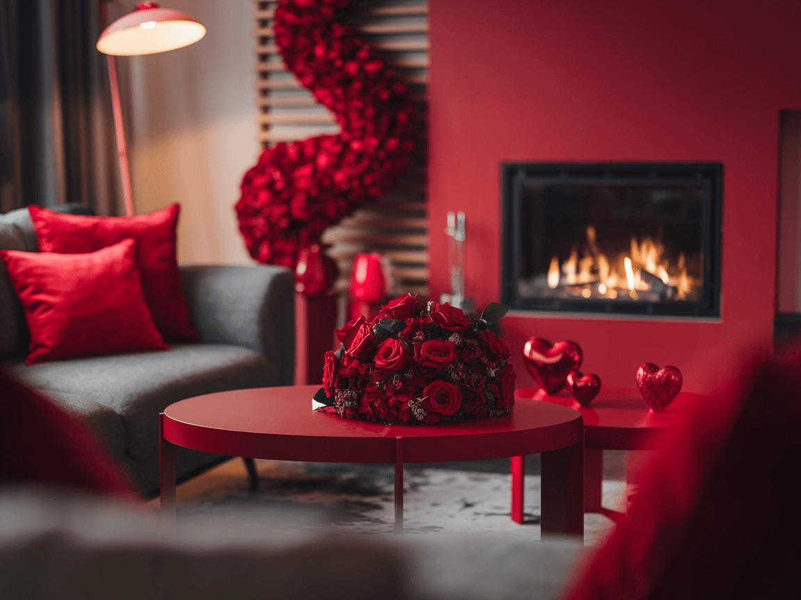  25 Ideas for Home Decor Valentines in Red