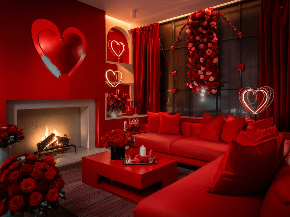  25 Ideas for Home Decor Valentines in Red