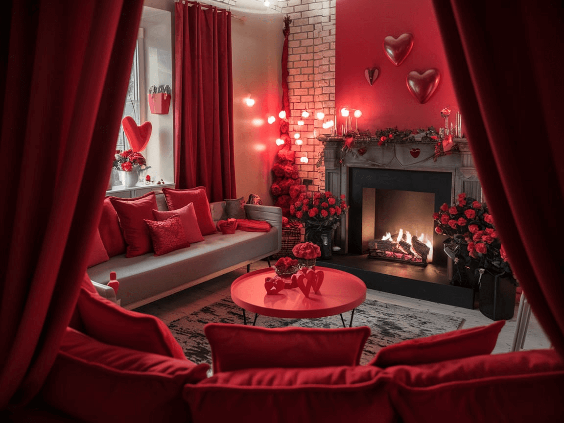  25 Ideas for Home Decor Valentines in Red