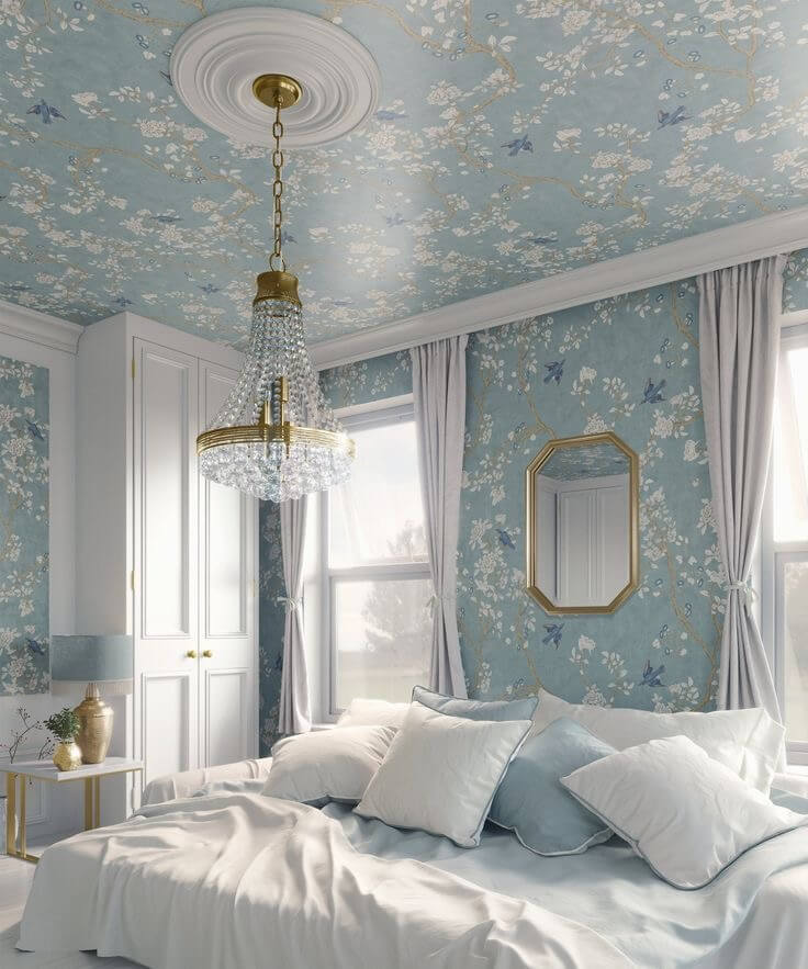 wallpaper decor ideas for bedroom